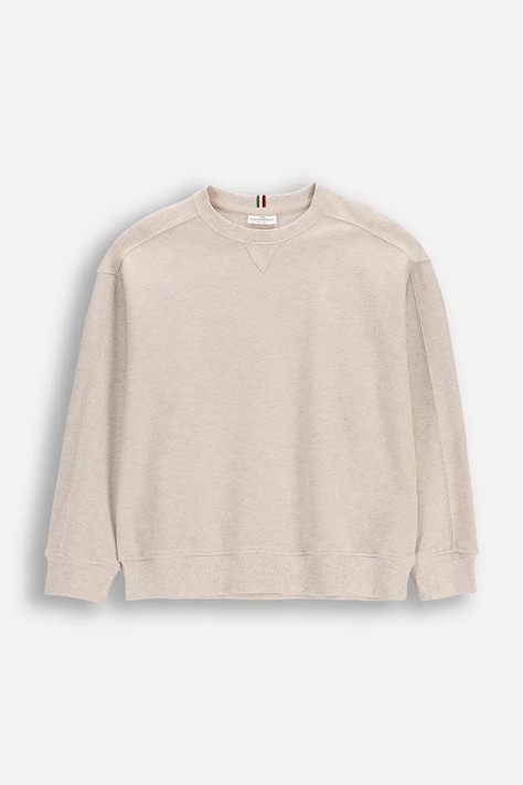 Detská mikina Coccodrillo béžová farba, vzorovaná, FISHING CLUB BOY JUNIOR