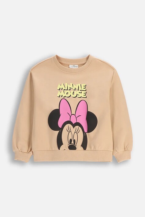 Coccodrillo bluza dziecięca bawełniana pomarańczowa LICENCE GIRL