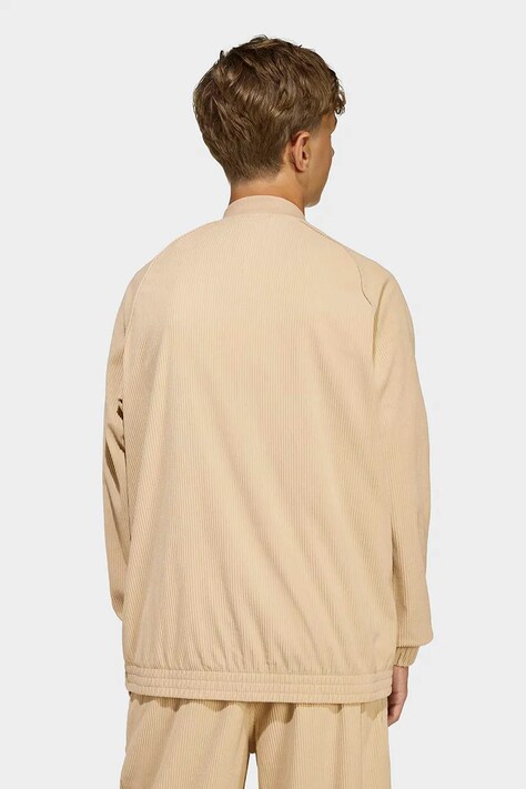 adidas Originals bluza dziecięca kolor beżowy gładka KC7039