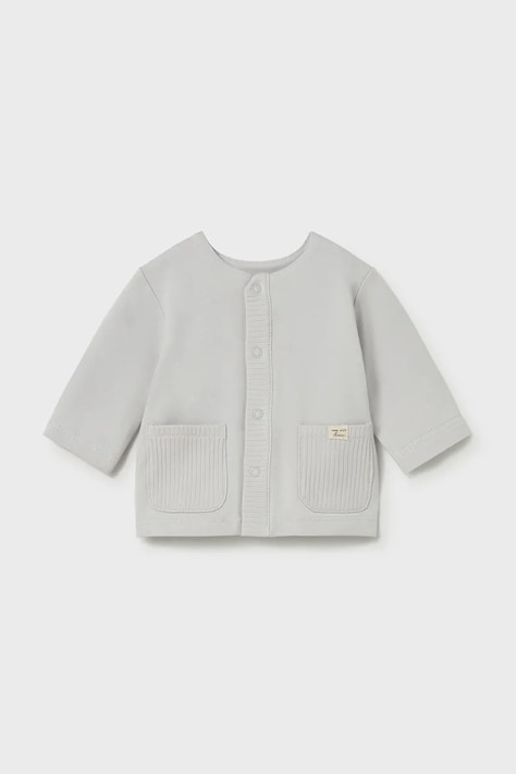 Mayoral Newborn bluză bebe culoarea gri, uni, 1485