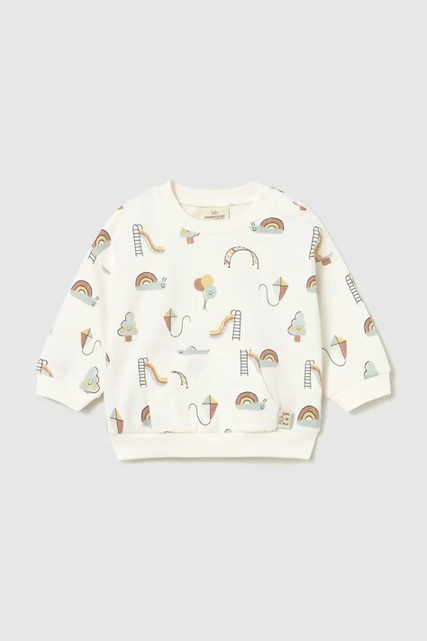 Μπλούζα μωρού Mayoral Newborn χρώμα: μπεζ, 1487