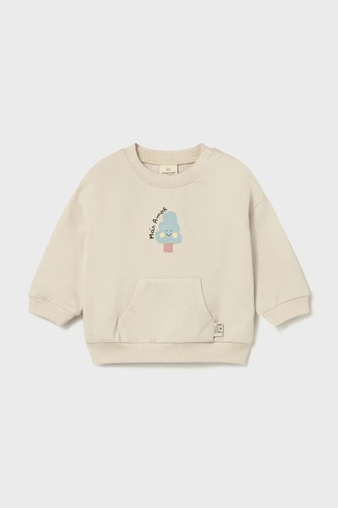 Μπλούζα μωρού Mayoral Newborn χρώμα: μπεζ, 1487