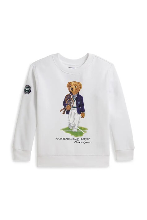 Polo Ralph Lauren bluza dziecięca bawełniana biała 322B18122001