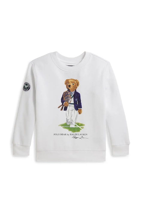 Polo Ralph Lauren bluza dziecięca bawełniana biała 322B18122001