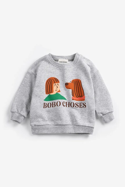 Бавовняна кофта для немовлят Bobo Choses Friends in a Pickle — фото 2