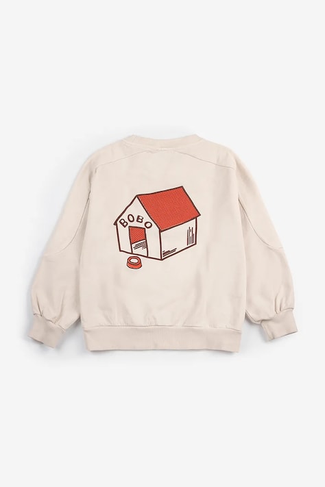 Παιδική βαμβακερή μπλούζα Bobo Choses Pickles is at Home χρώμα: μπεζ, B126AC048