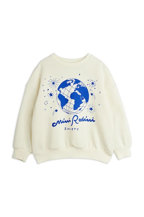 Mini Rodini pulover otroški bombažen Society bel 26220108