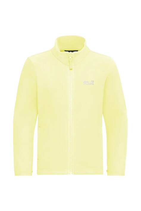 Jack Wolfskin hanorac din polar pentru copii TAUNUS 100 FZ K galben A65888