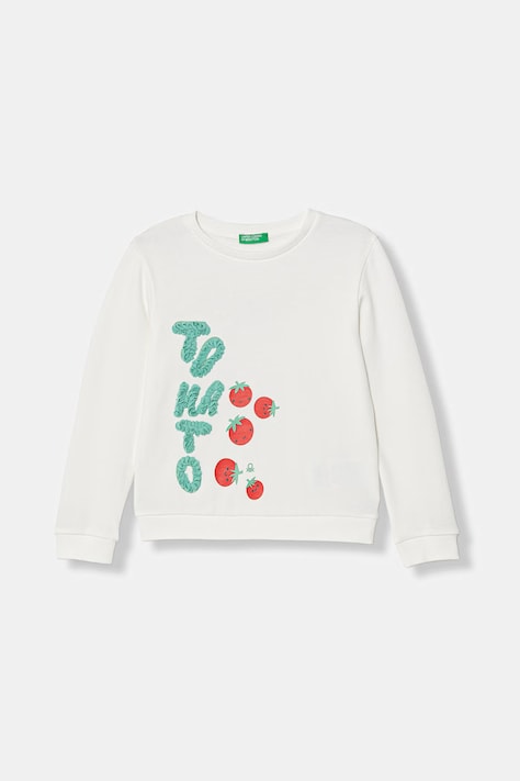 United Colors of Benetton bluza dziecięca bawełniana beżowa 3J68G10M3