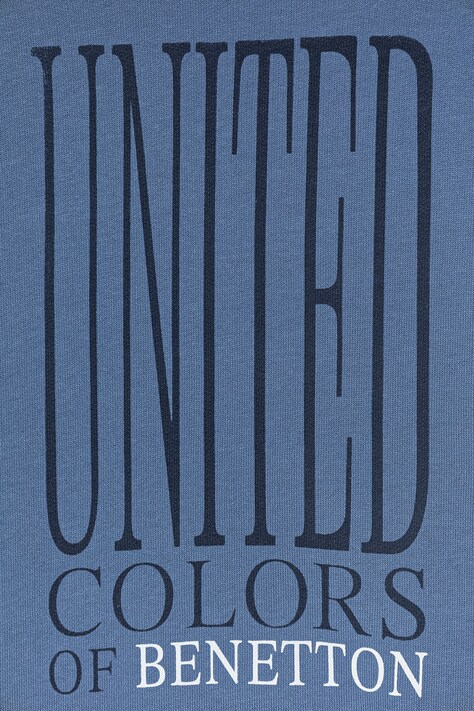 United Colors of Benetton кофта дитяча бавовняна — SS26-BLK05R, блакитний — фото 3