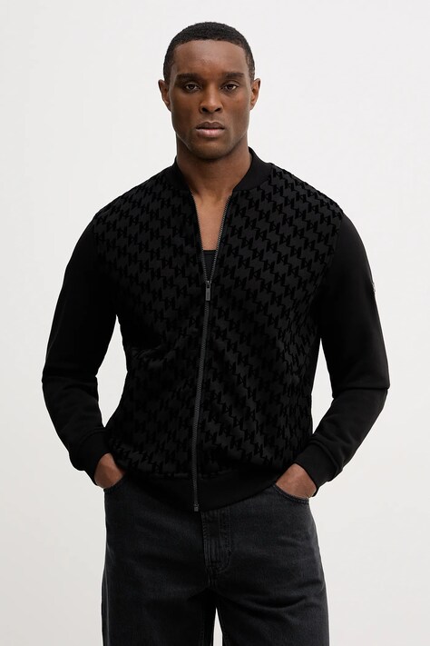 Karl Lagerfeld bluza męska kolor czarny 561910.705002