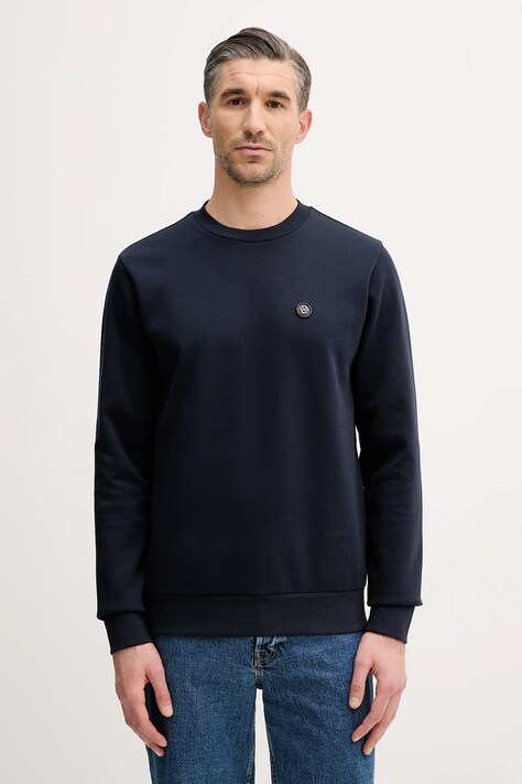 Суичър BOSS мъжки в тъмносиньо с изчистен дизайн 50555830