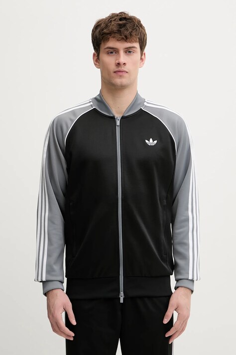 adidas Originals bluza męska kolor czarny wzorzysta KE1671