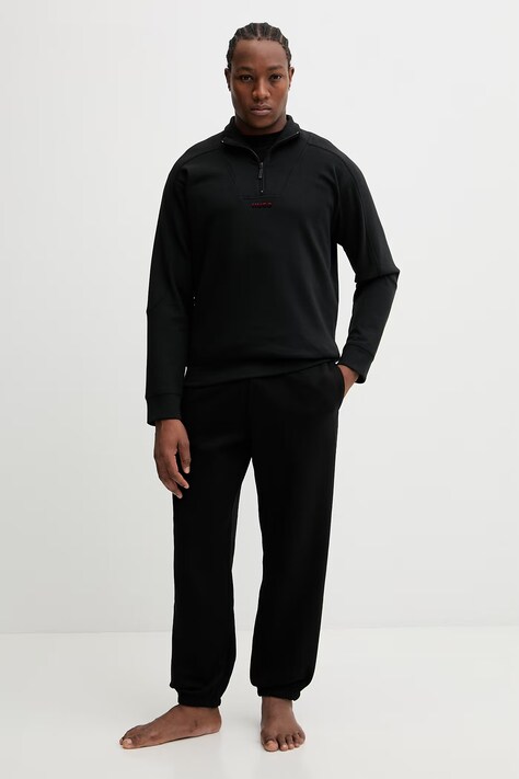 Кофта HUGO ATLAS HALF ZIP — SS26-BLM03J, чорний — фото 2