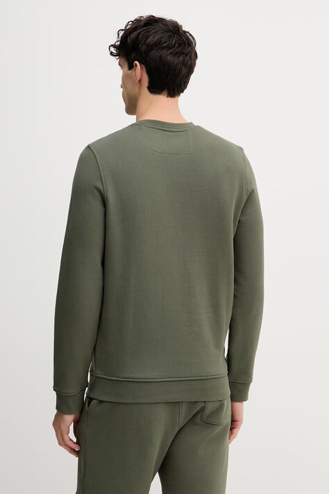 Guess bluza męska kolor zielony gładka M6RQ08 KCN01