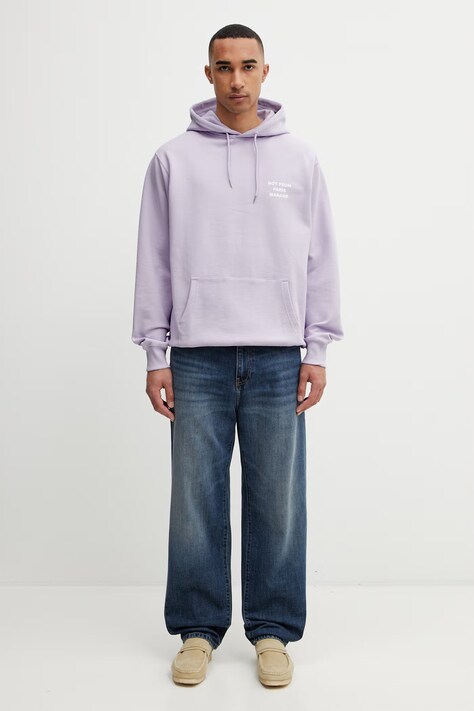 Drôle de Monsieur кофта з капюшоном чоловіча бавовняна Le Hoodie Slogan — фото 5