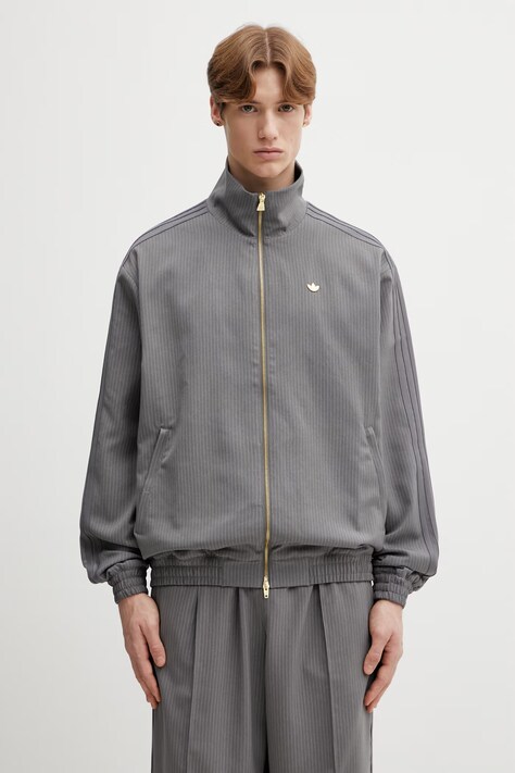 adidas Originals bluza Firebird TT męska kolor szary gładka KD2256