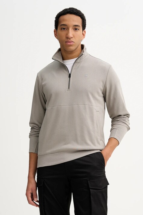 G-Star bluza męska kolor szary gładka D26305-D566