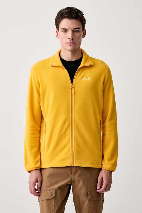 Jack Wolfskin Bluza rozpinana męska Taunus 100 żółta A65793