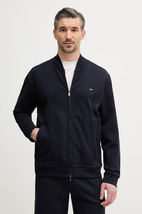 Paul&Shark bluza męska kolor granatowy gładka 26411814