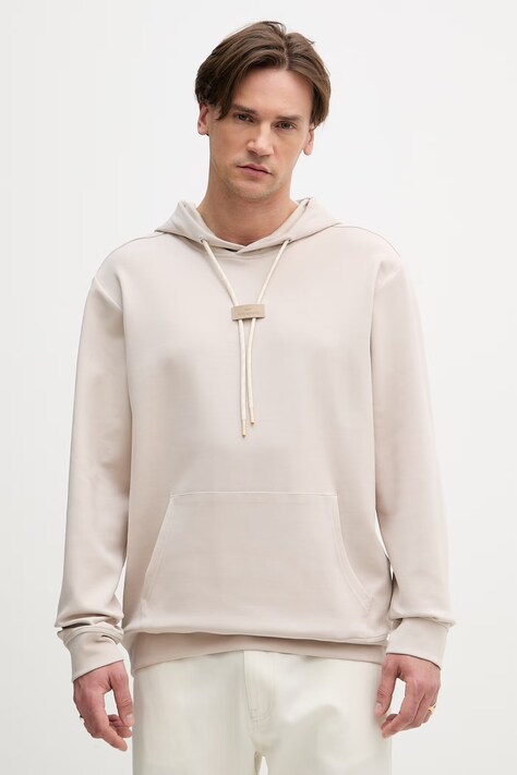 Paul&Shark bluza męska z bawełny beżowa 26411831