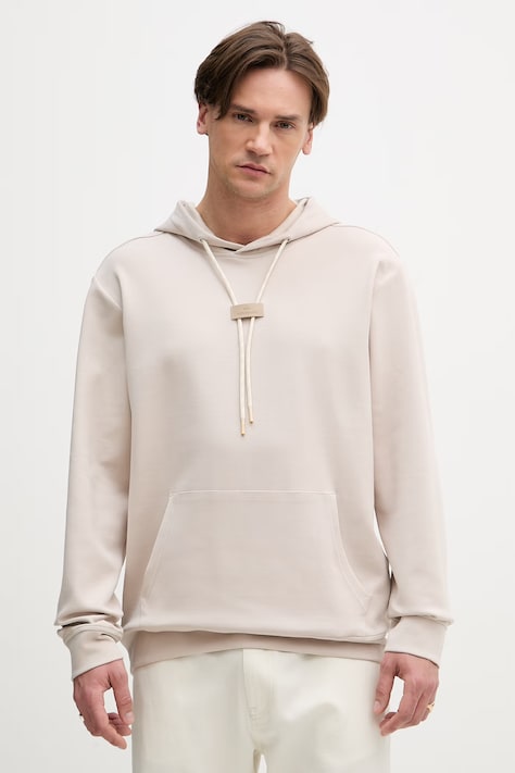 Paul&Shark bluza męska z bawełny beżowa 26411831