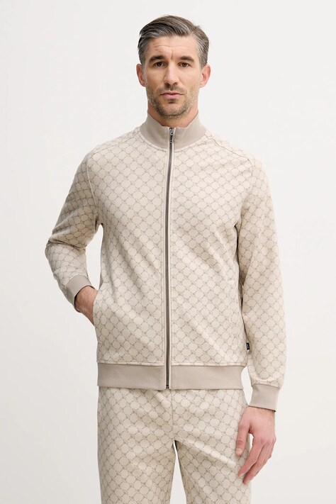 Joop! bluza męska kolor beżowy wzorzysta 30100506