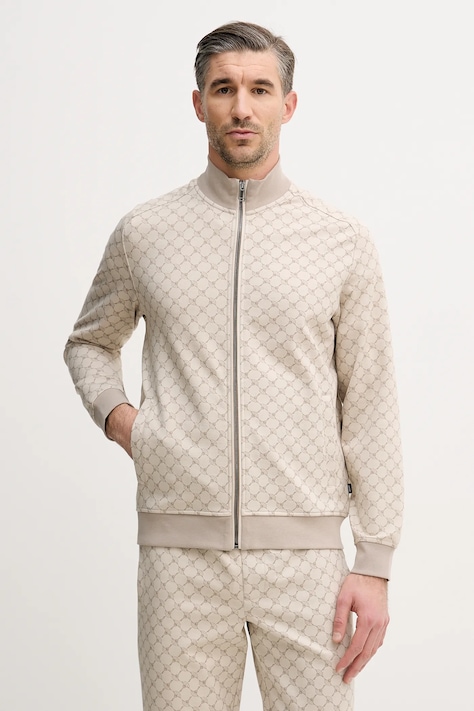 Joop! bluza męska kolor beżowy wzorzysta 30100506