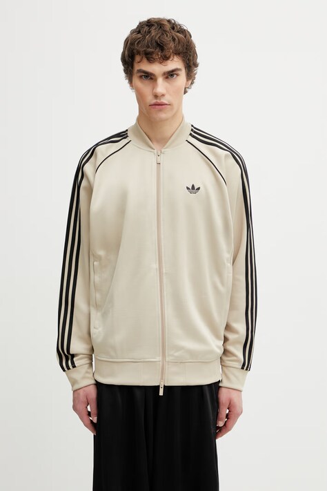 Adidas Originals Μπλούζα με κουμπιά ανδρική μπεζ KC8524