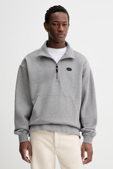 adidas Originals bluza bawełniana męska kolor szary melanżowa KS6852