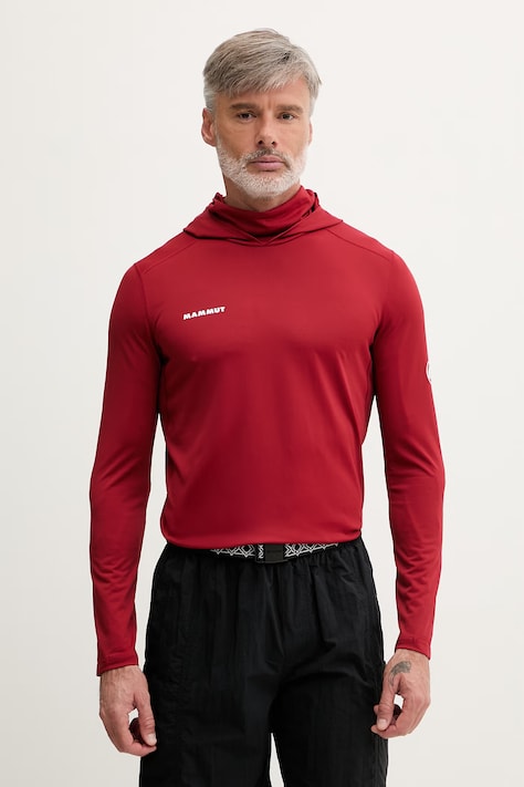 Mammut bluza treningowa męska Selun bordowa 1016.02110