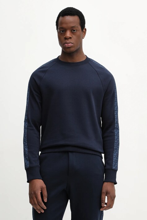 Michael Kors bluza męska kolor granatowy gładka CR652Q55MF