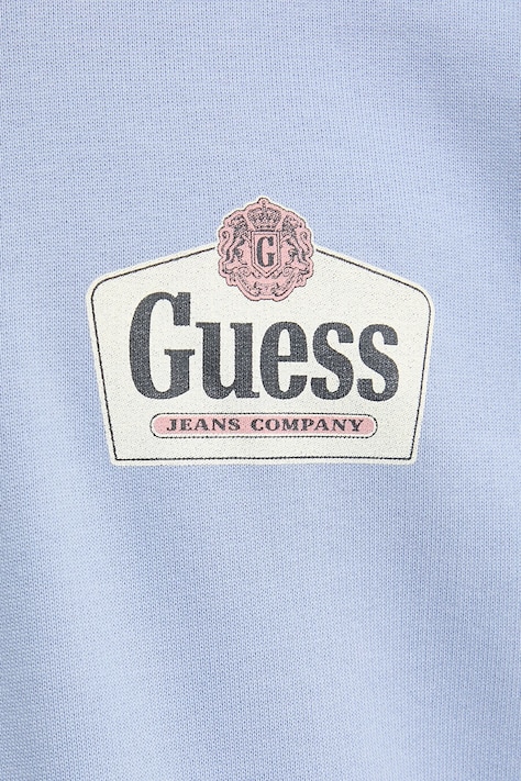 Бавовняна кофта Guess Jeans — SS26-BLM0BT, блакитний — фото 5