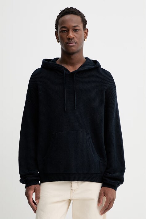 Guess Jeans sweter bawełniany męski kolor granatowy M6RR10 Z3HM1