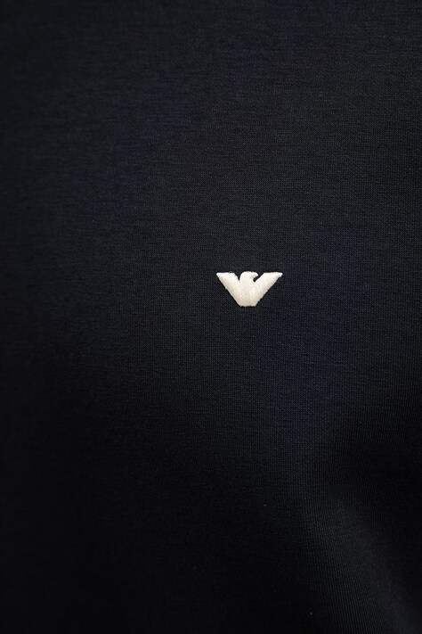 Кофта Emporio Armani — SS26-BLM0CM, темно-синій — фото 5