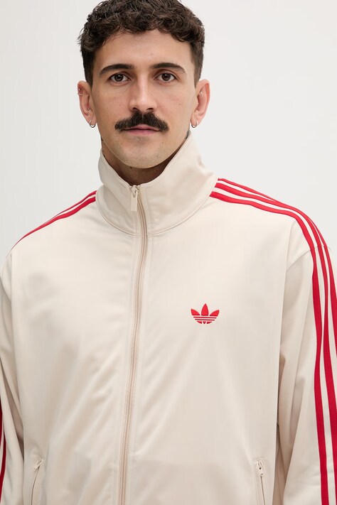 adidas Originals кофта, яка розстібається чоловіча Firebird — SS26-BLM0E3, бежевий — фото 4