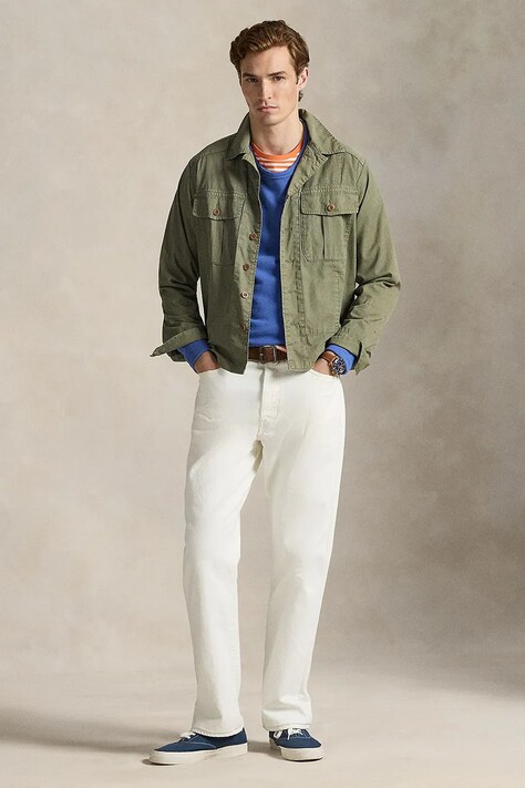 Кофта Polo Ralph Lauren — SS26-BLM0FU, блакитний — фото 4
