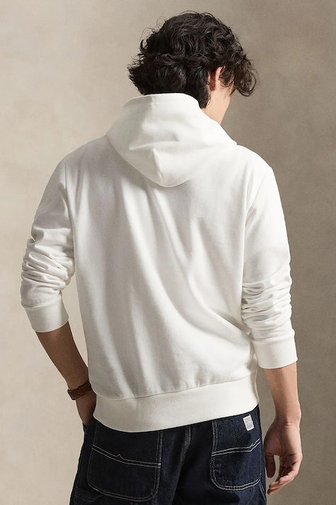 Polo Ralph Lauren кофта з капюшоном чоловіча з бавовною — SS26-BLM0GB, білий — фото 2