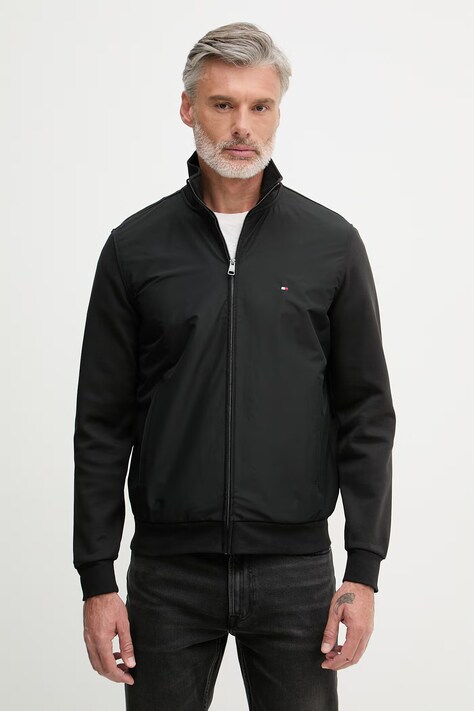 Tommy Hilfiger μεταβατικό μπουφάν ανδρικό μαύρο MW0MW41758