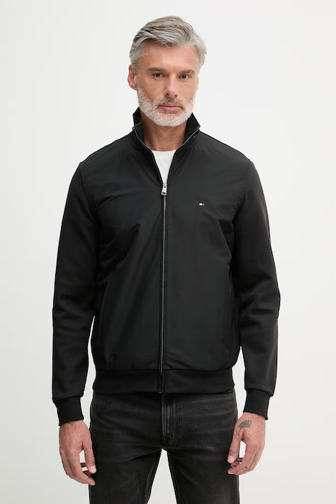 Tommy Hilfiger μεταβατικό μπουφάν ανδρικό μαύρο MW0MW41758