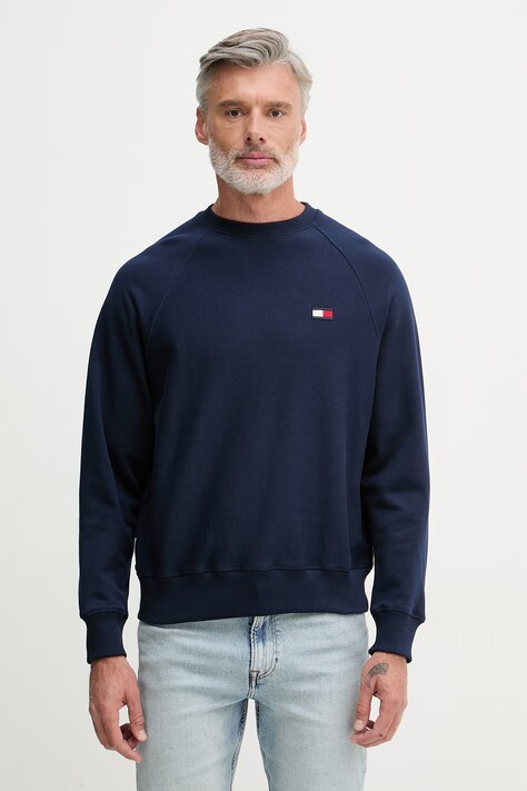 Tommy Hilfiger bluza męska bawełniana granatowa MW0MW42471