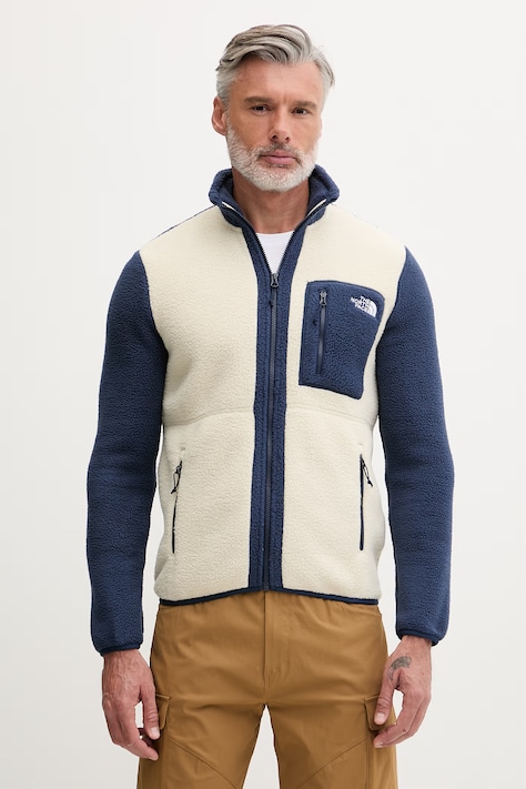 The North Face Yumiori rozepínací mikina fleecová pánská béžová NF0A883RPHC1