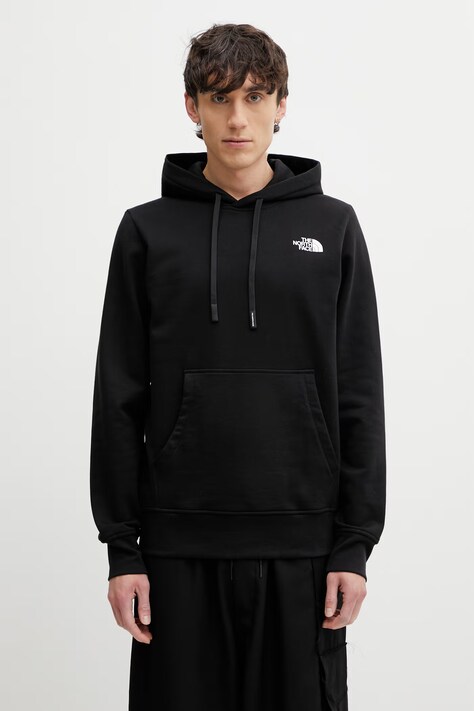 The North Face Energy bluza z kapturem bawełniana męska czarna NF0A8G9XJK31
