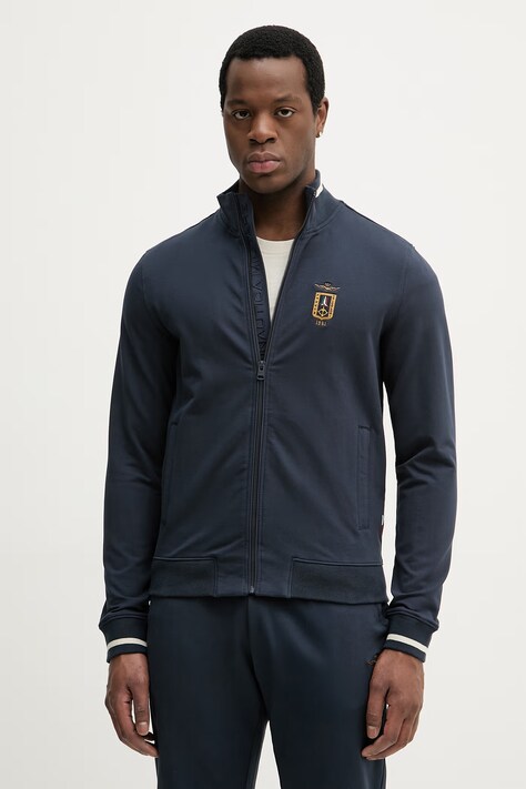 Aeronautica Militare bluza męska kolor granatowy z aplikacją FE2089UF00674