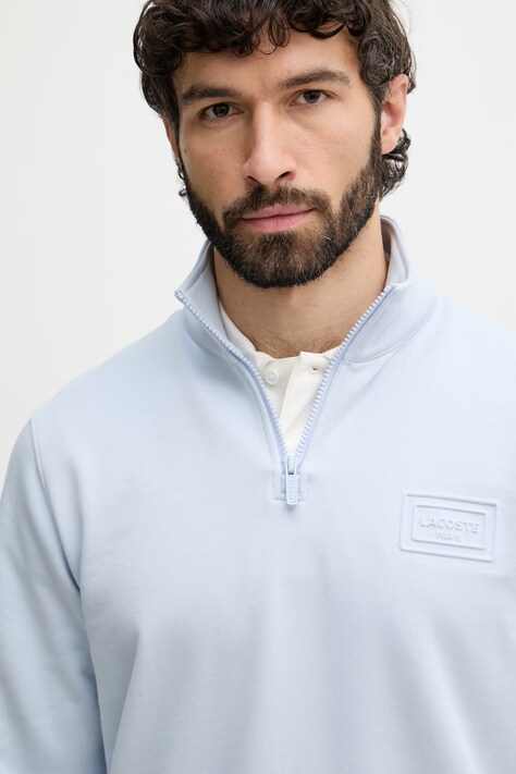 Lacoste кофта чоловіча бавовняна — SS26-BLM0KA, блакитний — фото 4