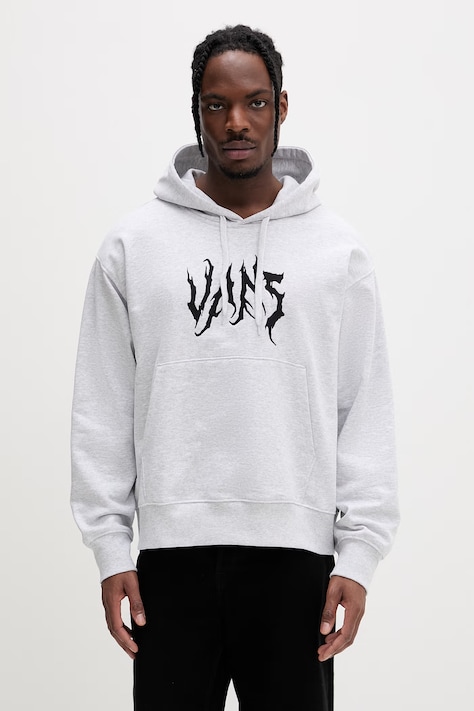 Vans bluza z kapturem męska bawełniana szara VN000VY31QI1