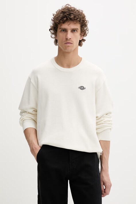 Dickies sweter męski bawełniany beżowy DK0A87OPC481