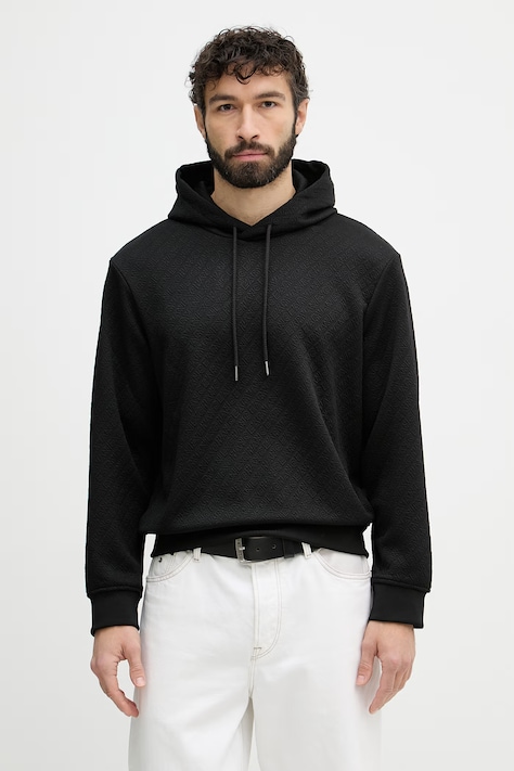 Armani Exchange bluza z kapturem męska czarna XM002344 AF21862