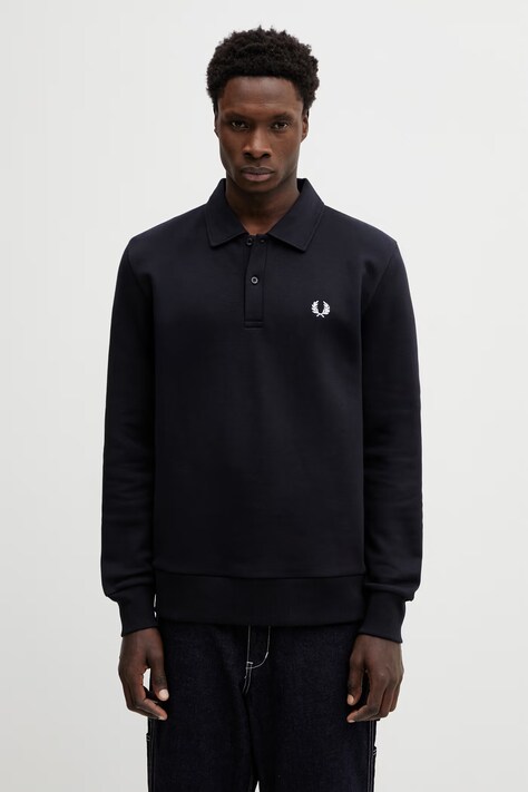 Fred Perry bluza z kapturem męska granatowa M2427