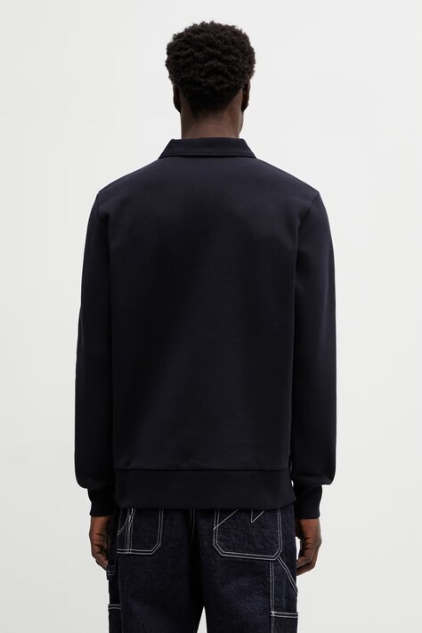 Fred Perry кофта з капюшоном чоловіча — SS26-BLM0OB, темно-синій — фото 3